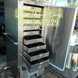 tủ hấp chả lụa 50kg